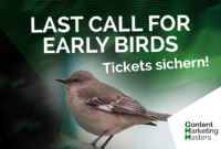 Last Call – Early Bird Tickets nur noch bis zum 31. März